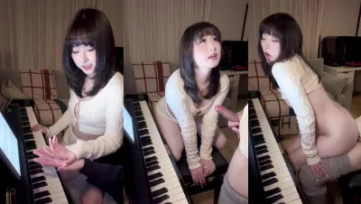 钢琴老师的手总是不老实把人家挑逗的不行最后只能变成操B教学了